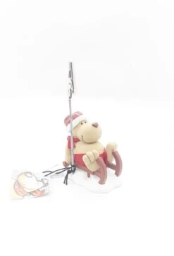 Nici 36 Nici 22980 Fotohalter Rudolfo Mit Schlitten Weihnachten 8cm Zettelhalter