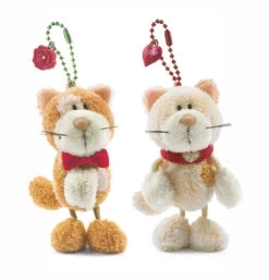 Nici 26450 Set Katzen SchlüsselAnhänger Mit Magnethänden Love Cats Ca 9cm Plüsch