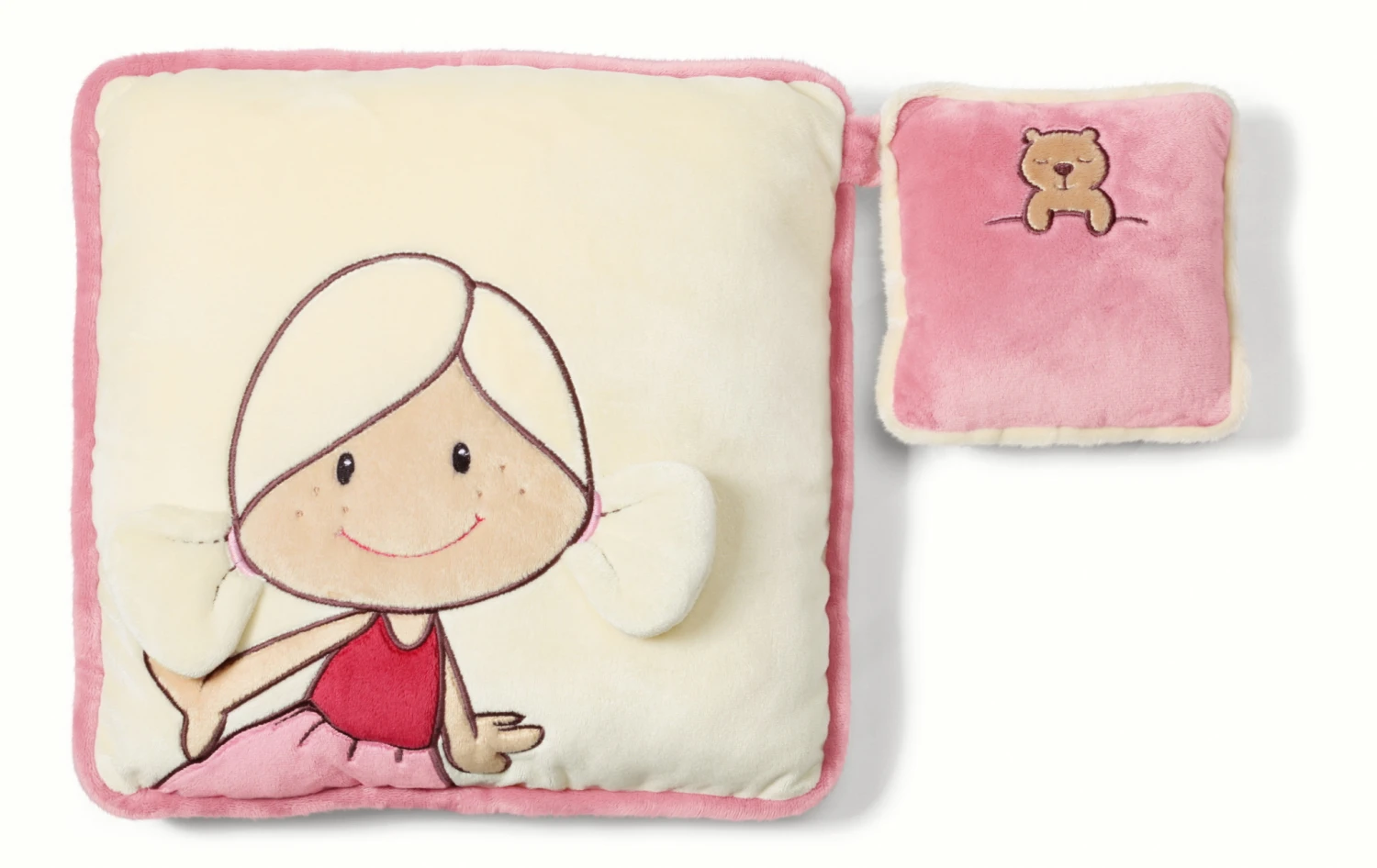 Nici 33232 Kissen-Set MiniLina & Bär Quadratisch Ca 32x32cm Plüsch Wonderland 1 Nici 33232 Kissen-Set MiniLina & Bär Quadratisch Ca 32x32cm Plüsch Wonderland