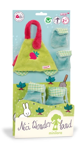 Nici 35505 Puppenkleidung Set Wonderland Garten Schürze, Stiefel, Handschuhe 1 Nici 35505 Puppenkleidung Set Wonderland Garten Schürze, Stiefel, Handschuhe