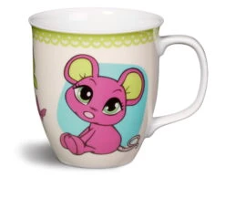 Nici 37793 Tasse Pinke Maus Sweet Hearts Porzellan Kaffeetasse Teetasse