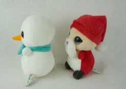 Nici 40300 Nicidoos Schneemann & Weihnachtsmann / Nikolaus Set 16cm Plüsch -Nici 40300 4