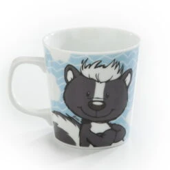 Nici 41162 Porzellan-Tasse (Kinder) Waschbär Rod & Stinktier Steve 8x8,5cm -Nici 41162 000 ansicht 01 me