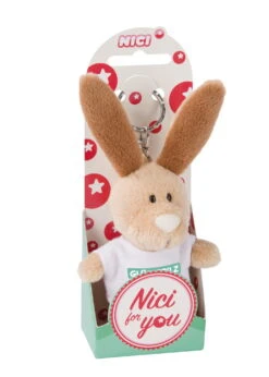 Nici 44713 Schlüsselanhänger Hase Mit T-Shirt Ca 10cm - Glückspilz -Nici 44713 02 ZA Frei 1462x2048
