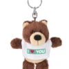 Nici 44717 Schlüsselanhänger Bär Mit T-Shirt Ca 10cm - I (herz) YOU Love Liebe