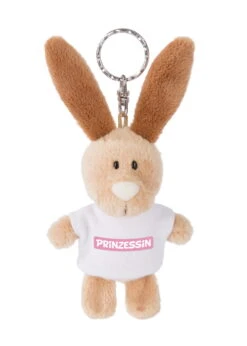 Nici 44724 Schlüsselanhänger Hase Mit T-Shirt Ca 10cm - Prinzessin