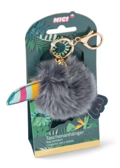 Nici 17 Nici 45174 Taschenanhänger Tukan Mit Pompon Ca 8cm Tropicano Toucan