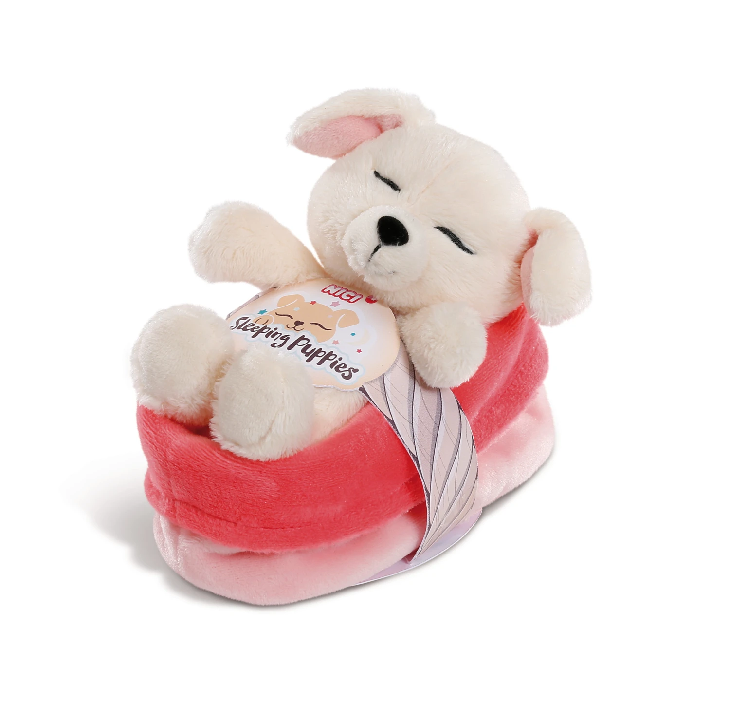 Nici 48110 Sleeping Puppies Schlafendes Hundebaby Im Körbchen 12cm Creme 1 Nici 48110 Sleeping Puppies Schlafendes Hundebaby Im Körbchen 12cm Creme