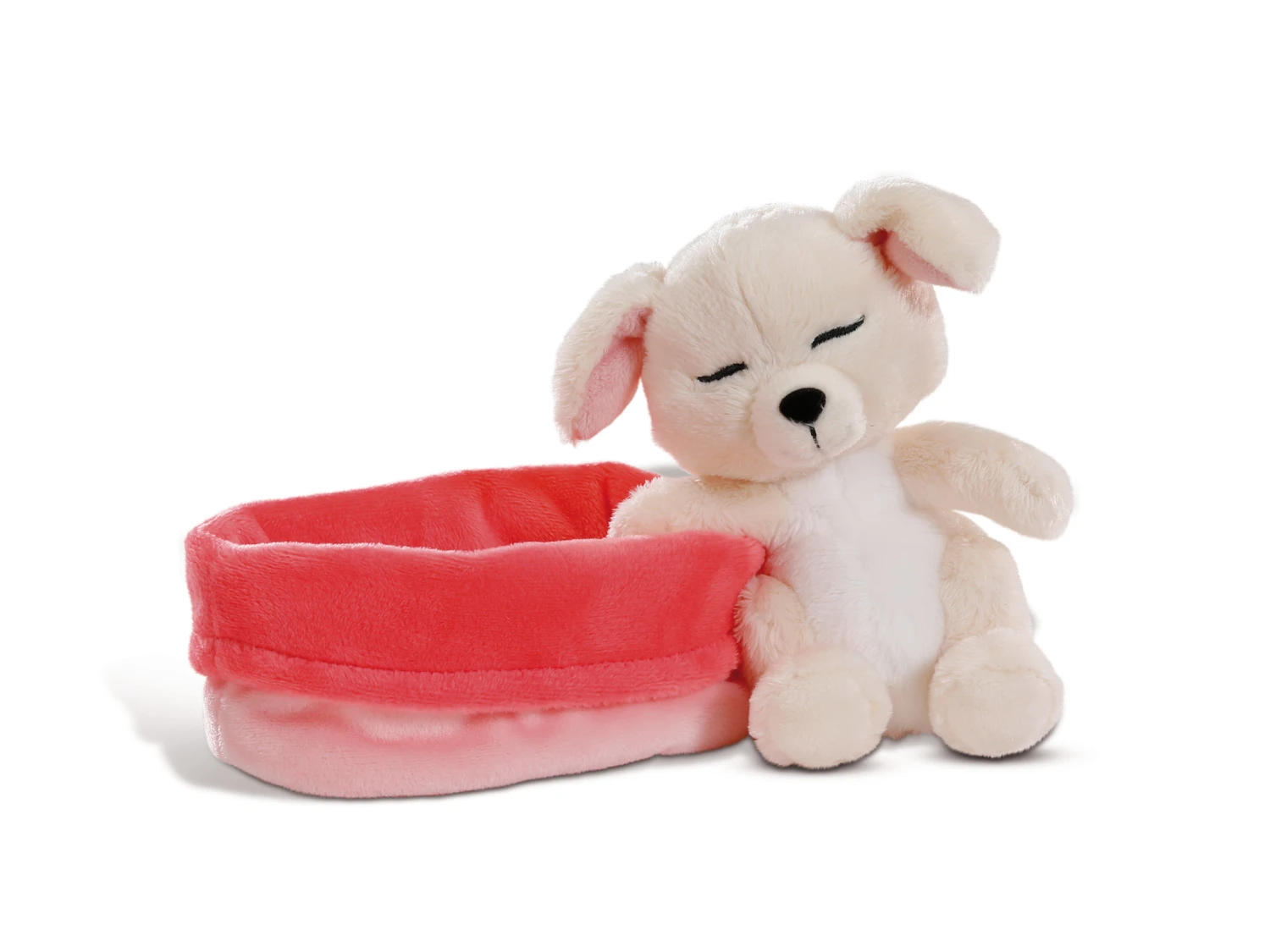 Nici 45370 Sleeping Puppies Schlafendes Hundebaby Im Körbchen 12cm Creme 2 Nici 45370 Sleeping Puppies Schlafendes Hundebaby Im Körbchen 12cm Creme – Bild 2