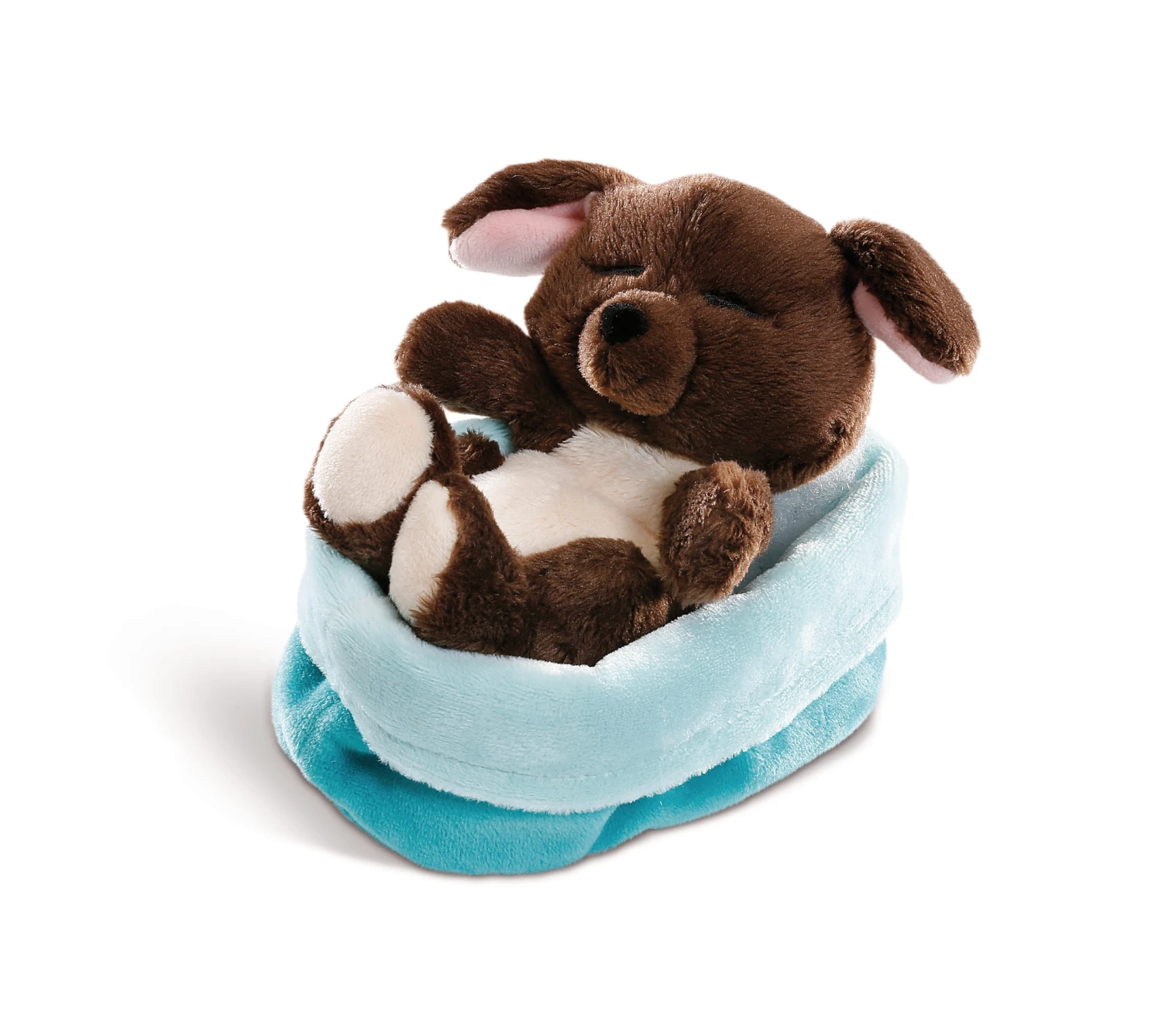 Nici 45372 Sleeping Puppies Schlafendes Hundebaby Im Körbchen 12cm Dunkelbraun 2 Nici 45372 Sleeping Puppies Schlafendes Hundebaby Im Körbchen 12cm Dunkelbraun – Bild 2
