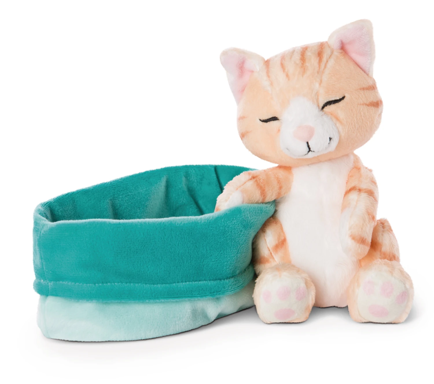 Nici 47145 Sleeping Kitties Schlafende Katze Im Körbchen 16cm Plüsch Rot 2 Nici 47145 Sleeping Kitties Schlafende Katze Im Körbchen 16cm Plüsch Rot – Bild 2