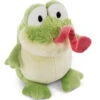 Nici 47614 Frosch Mit Biegbarer Zunge Sitzend 25cm Plüsch Classic Bear GREEN