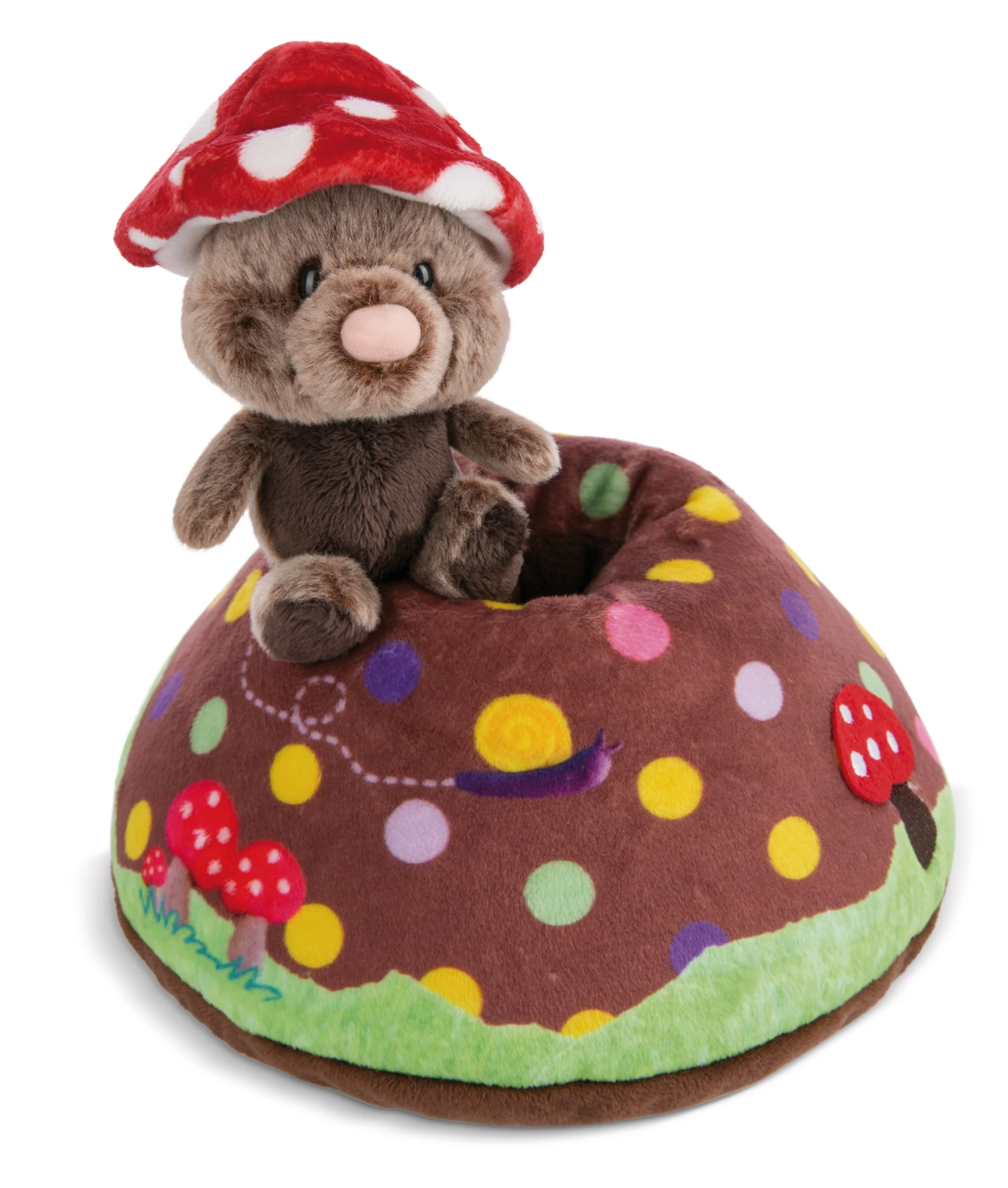 Nici 48210 Spielkissen Maulwurf & Erdhügel 23x19cm Forest Friends GREEN Plüsch 4 Nici 48210 Spielkissen Maulwurf & Erdhügel 23x19cm Forest Friends GREEN Plüsch – Bild 4