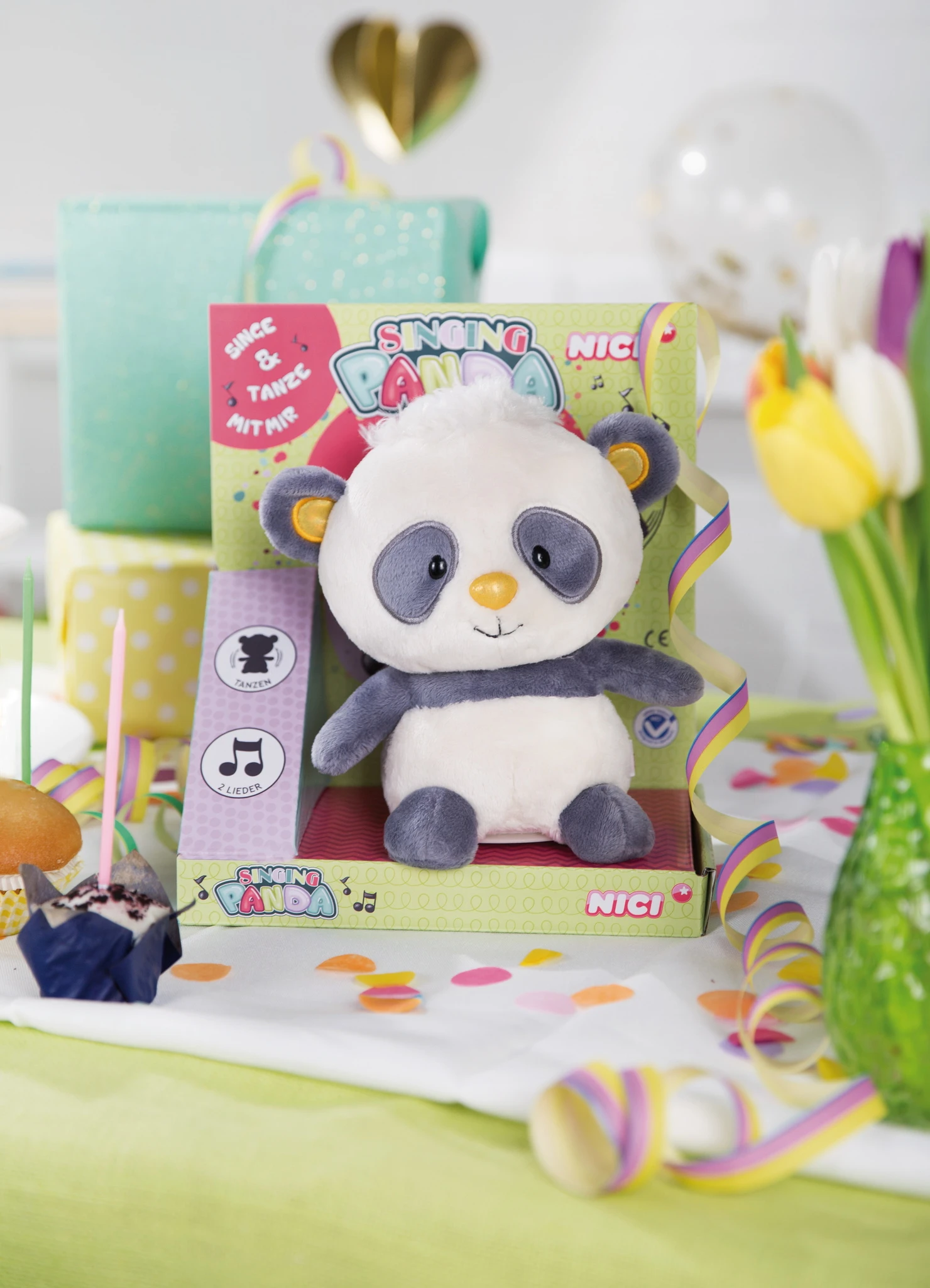 Nici 48417 Singing Panda Mit Sing- & Tanzfunktion Ca 20cm Plüsch Kuscheltier 1 Nici 48417 Singing Panda Mit Sing- & Tanzfunktion Ca 20cm Plüsch Kuscheltier