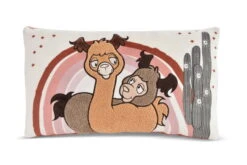 Nici 48610 Kissen Al & Chic Paka 43x25cm Rechteckig Plüsch GREEN