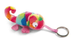 Nici 48963 Schlüsselanhänger Chamäleon Candymon 8cm Spring Summer Pink Gemustert