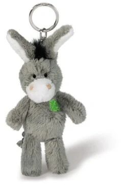 Nici 47868 Schlüsselanhänger Esel Mit Gesticktem Kleeblatt Plüsch Keyholder